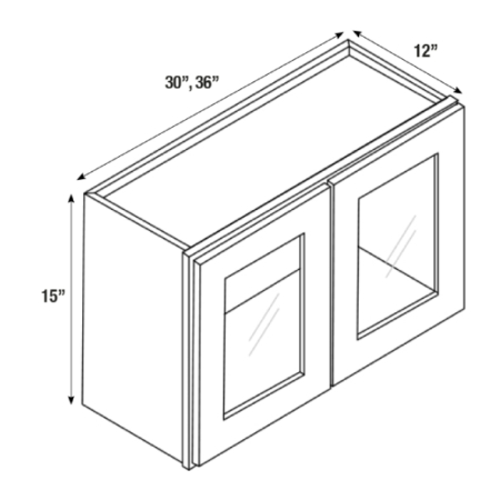 Glass Door Wall Cabinet