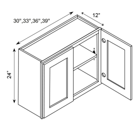 Double Door Standard Wall Cabinet